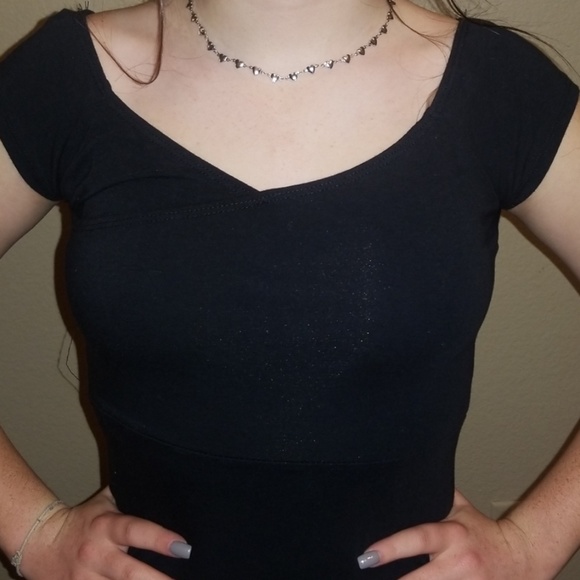 Heart and Hips Black Dress - Picture 2 of 5